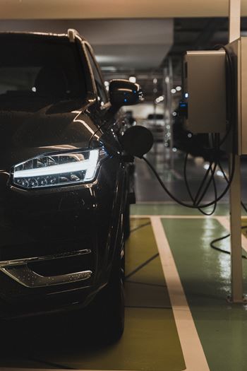 Car is charging 